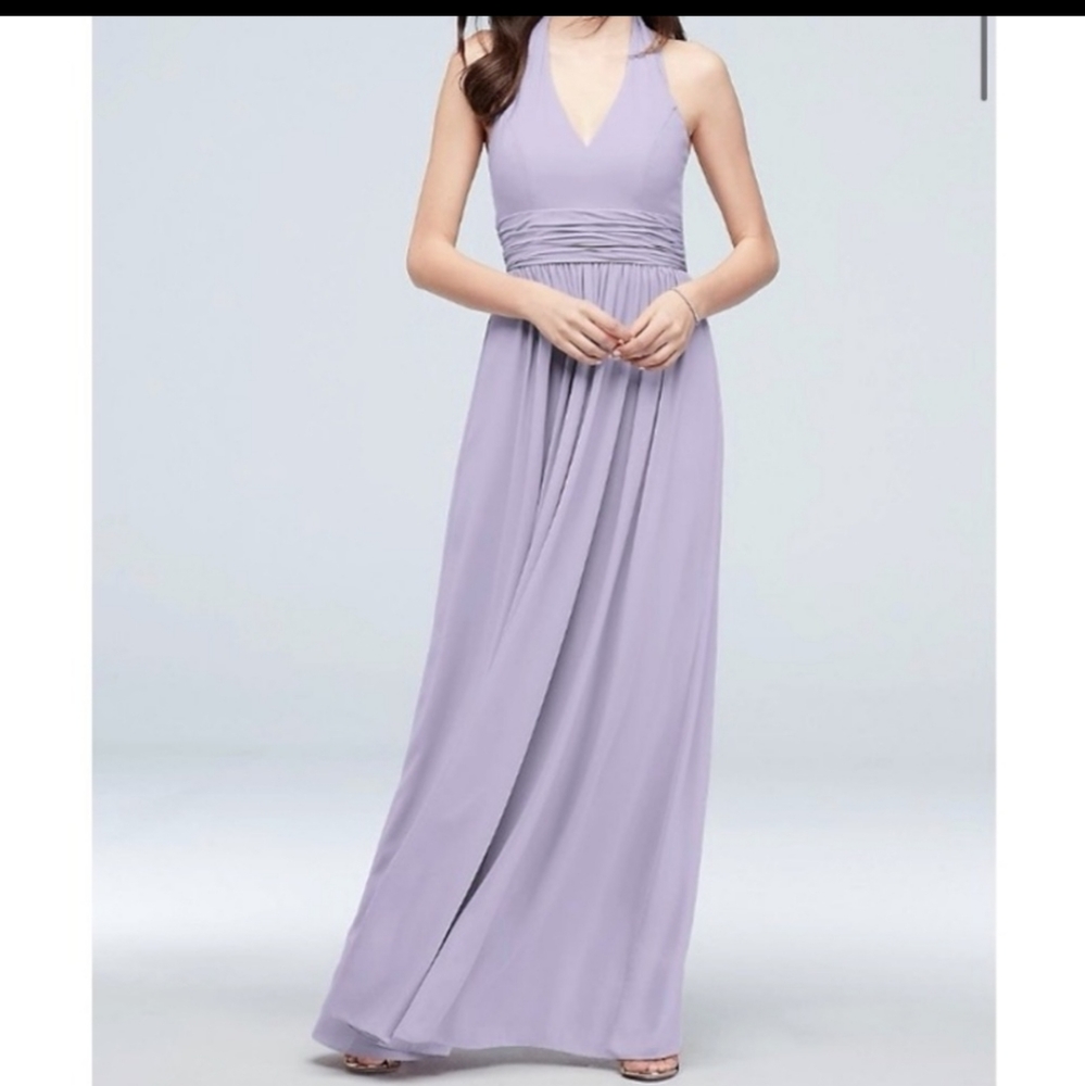 Bridesmaid dress from davids bridal in color Iris